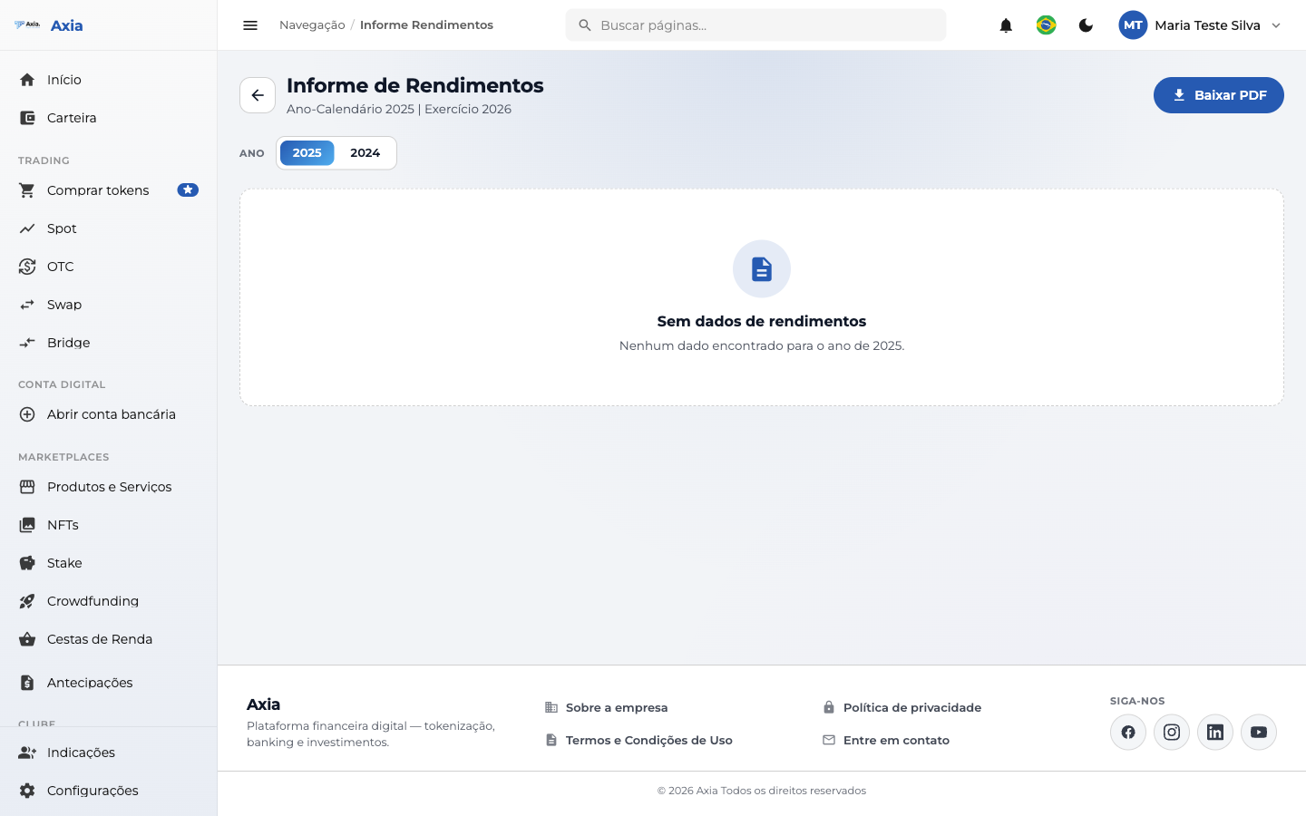 Informe de Rendimentos