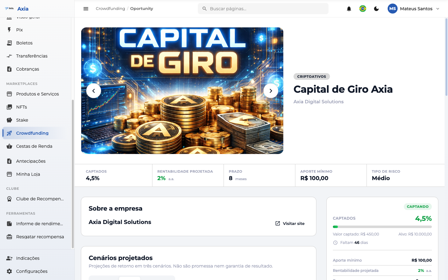Detalhe da oferta