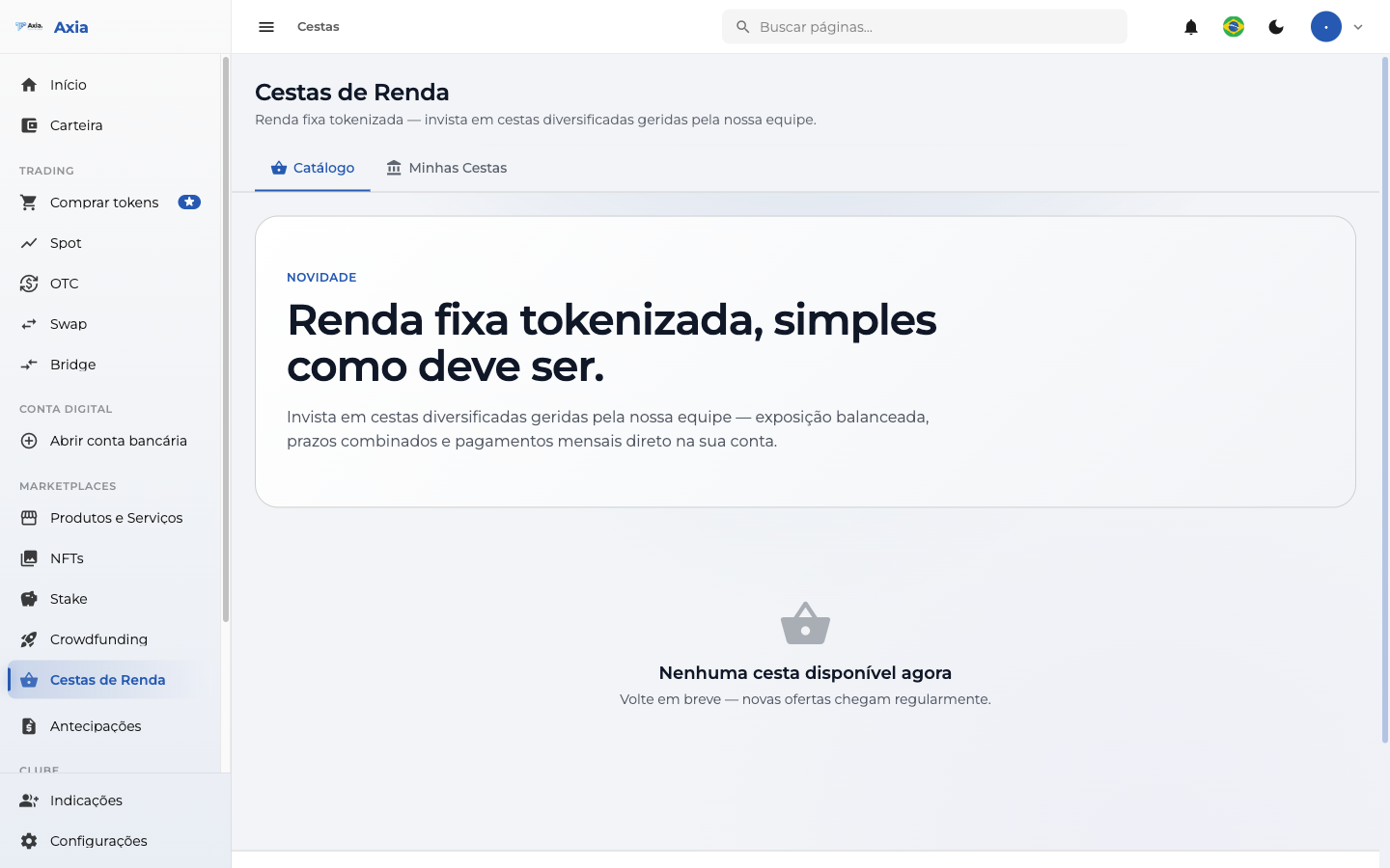 Cestas de Renda