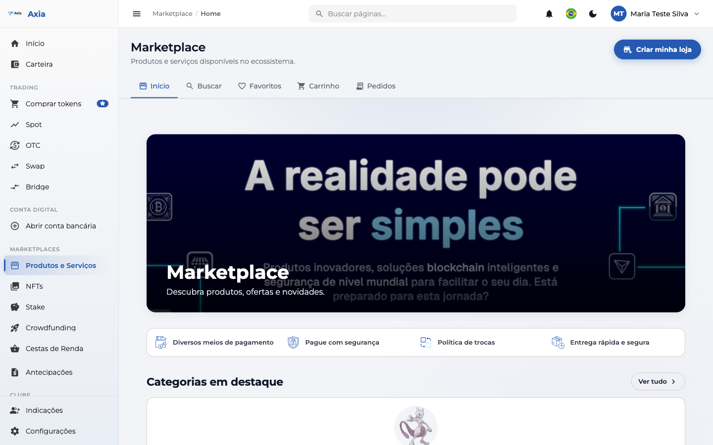 Loja do marketplace